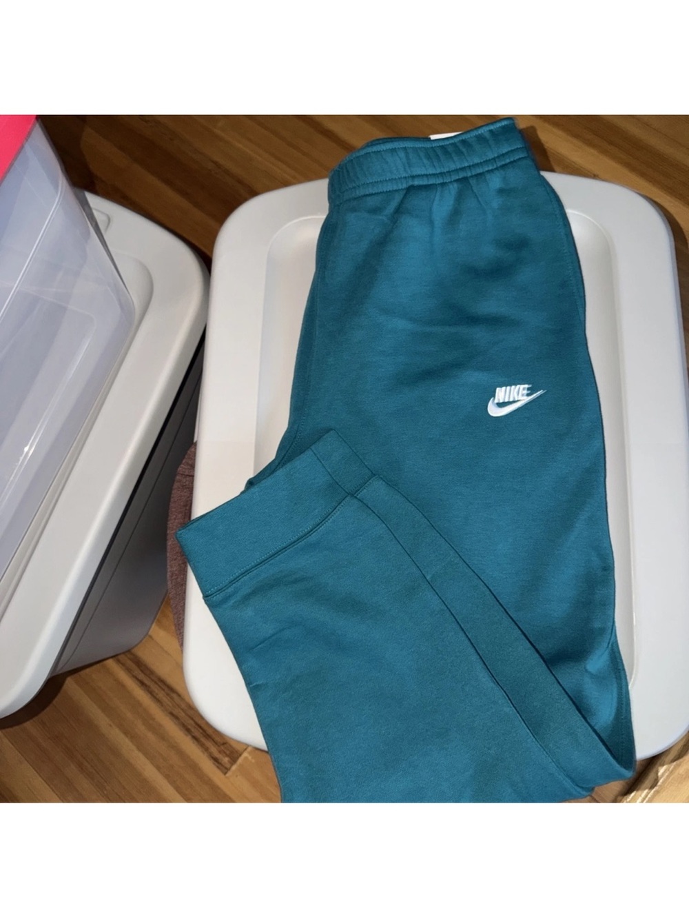 Nike men Teal Fleece Joggers - Teal